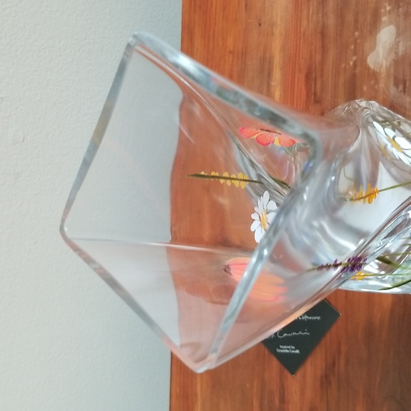 Nobile Blown and Handpainted Meadow Twist Vase - Picture 7 of 8